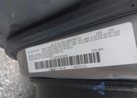 2008 Subaru Outback 2.5I/2.5I L.l. Bean Edition z USA, uszkodzony, nr VIN 4S4BP61C687345029